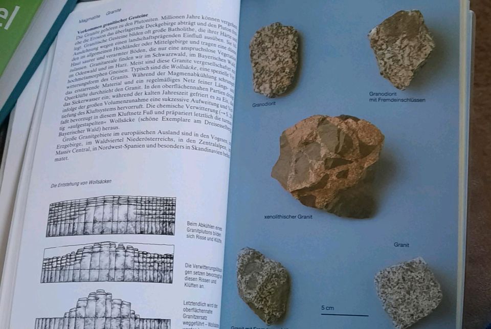 Gesteine und ihre Mineralien finden und bestimmen in Schollene