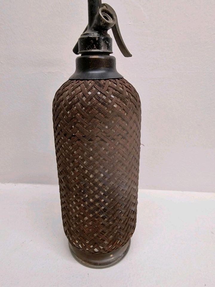Antike Soda Siphon Flasche ca 1920 in Heusweiler