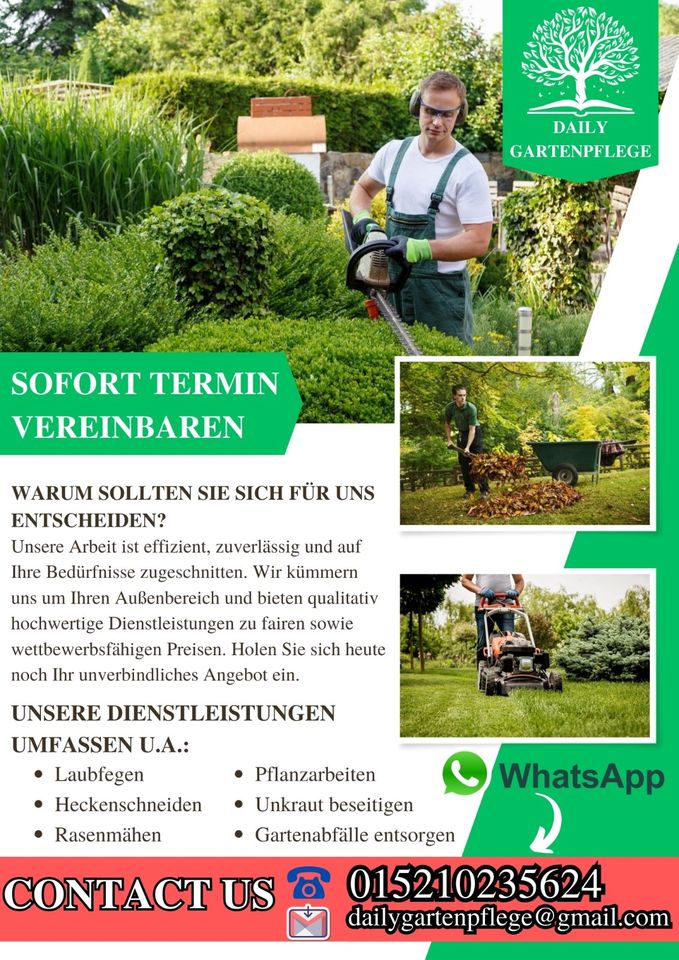 Gartenarbeit/Gartenpflege in Mainz