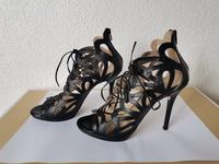 Sexy Echtleder Damen Sandalen mit Absatz, Größe 42, Made in Italy Berlin - Buckow Vorschau