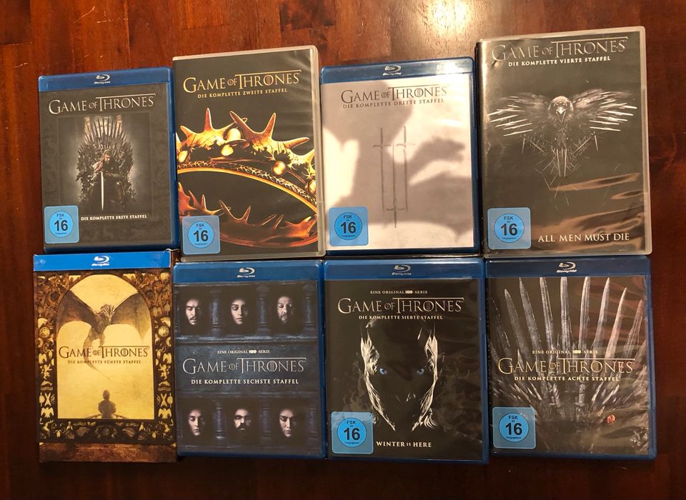 Game of Thrones GOT Serie DVD Blu ray Video Staffel Film 1 2 3 4 in Diekholzen