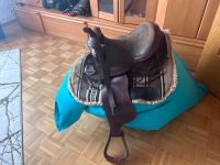 Westernsattel Leder für großes Pony oder kleines Pferd Niedersachsen - Wunstorf Vorschau