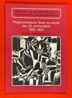 Programmatische Texte zur Kunst des 20. Jahrhunderts Niedersachsen - Hude (Oldenburg) Vorschau
