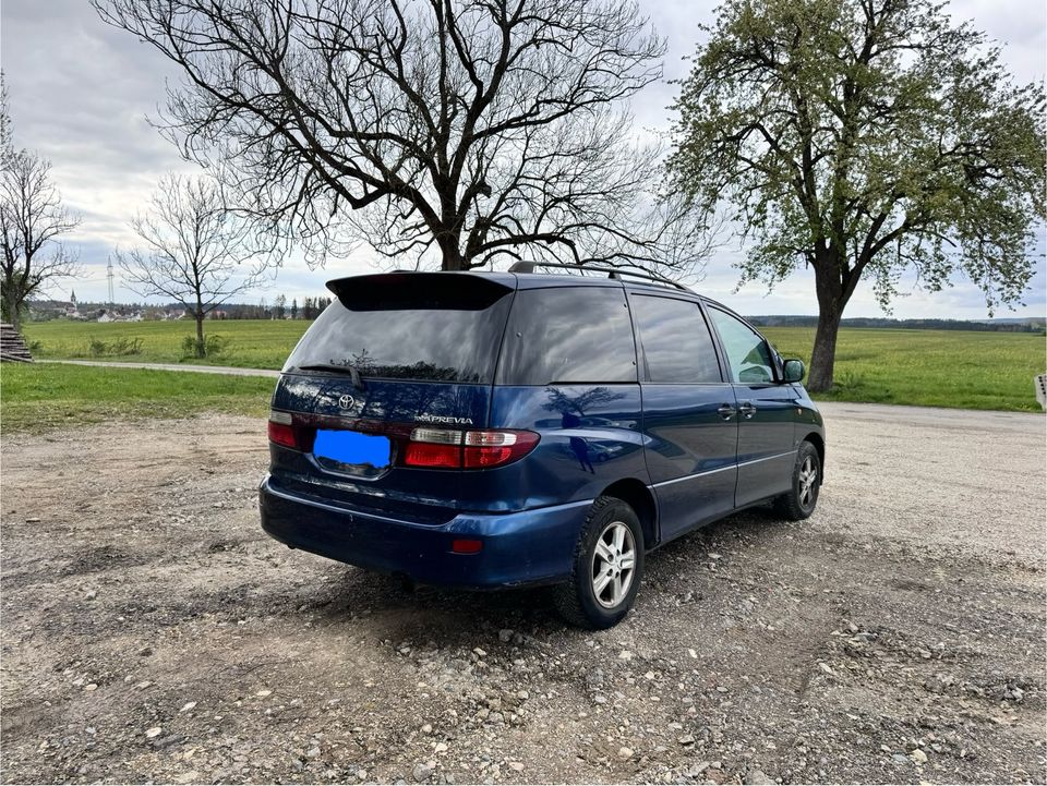 Toyota Previa 2.0 Diesel, Klima, Scheckheft, Alu in Rottweil