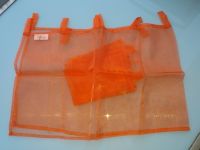 Schlaufengardine Organza Tüll 2x orange 2x weiß L 130 cm H 50 cm Bochum - Bochum-Ost Vorschau