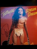 >TED NUGENT< ORIGINAL AUTOGRAMM AUF LP-COVER >SCREAM DREAM< Bayern - Bobingen Vorschau