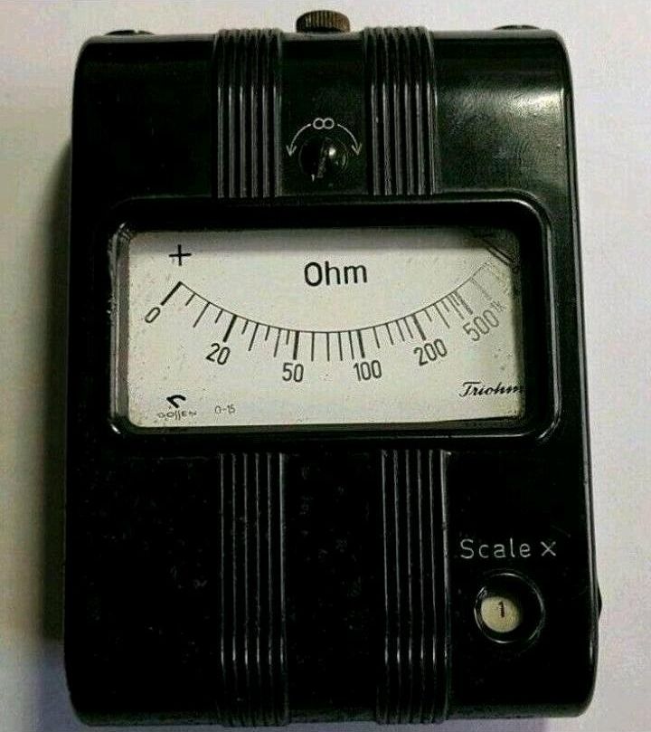 Gossen Thriohm Messgerät 'Ohm Meter' / in Vintage Style TOP in  Baden-Württemberg - Mannheim | eBay Kleinanzeigen ist jetzt Kleinanzeigen