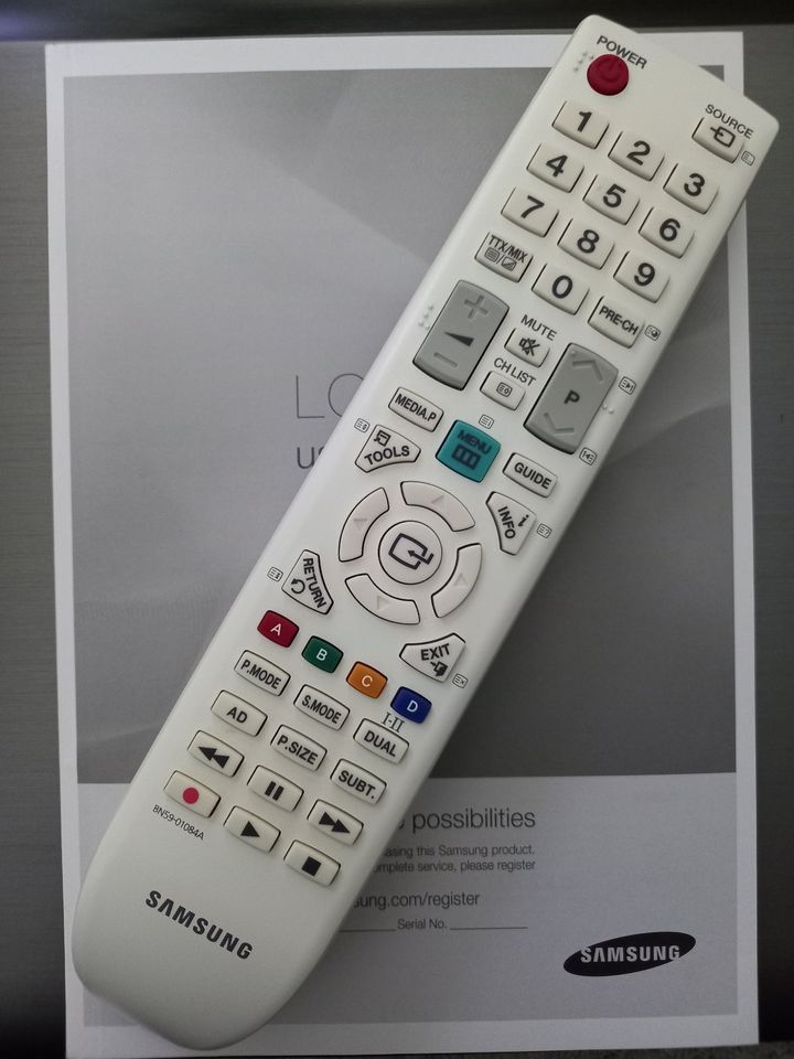 Samsung LE22C451 LCD-Fernseher in Weiß 22 Zoll gebraucht TOP in Lübeck
