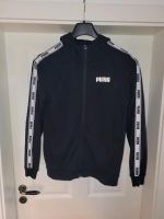 Puma Trainingsjacke/ Hoodie schwarz mit Schriftzug 176 Nordrhein-Westfalen - Mettingen Vorschau