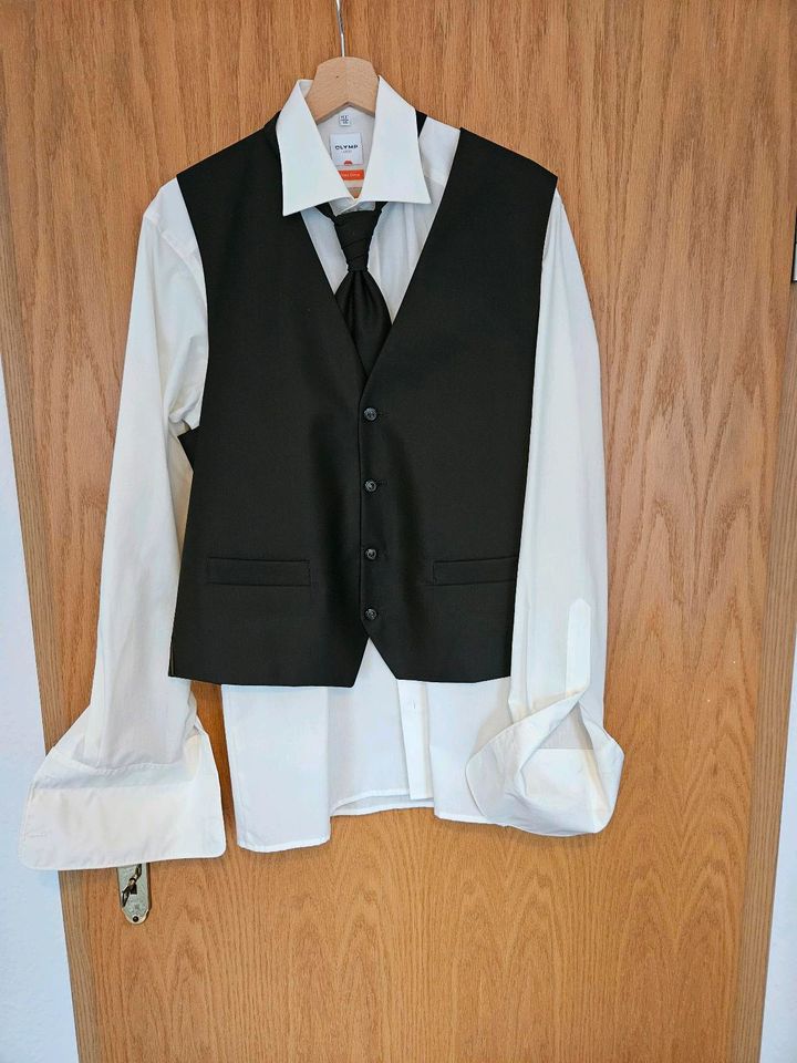 Hochzeitsanzug Anzug Gr.M dunkelbraun Masterhand in Schellerten