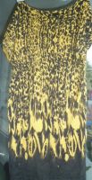 Strick-Kleid Anna Scott 'Jungel Dress' Gelb-Schwarz Gr. L Cotton Aachen - Aachen-Mitte Vorschau