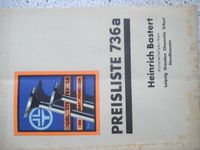 BLW Ventile Preisliste, Vorkrieg ,Heinrich Bastert ,07/1936 , TOP Nordrhein-Westfalen - Alsdorf Vorschau