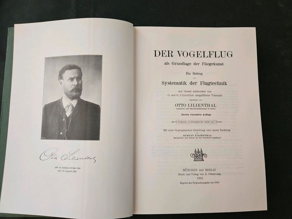 Otto Lilienthal Der Vogelflug als Grundlage der Fliegekunst in Lückstedt