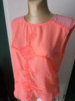 Sommer Bluse Gr. L orange neon  Vila Nordrhein-Westfalen - Bergheim Vorschau