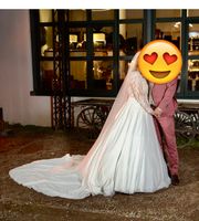 Brautkleid Hochzeitskleid durchsichtig Spitze langärmlig -65%!!! Hessen - Mörfelden-Walldorf Vorschau
