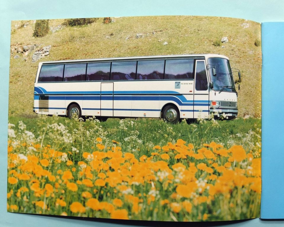 Autoprospekt Bus: Sales brochure Setra S200 Series English in Oberammergau