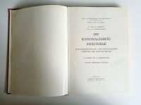 [DE] Ang. G. Sargenti. Die rationalisierte Anästhesie. 1957 Bonn - Kessenich Vorschau