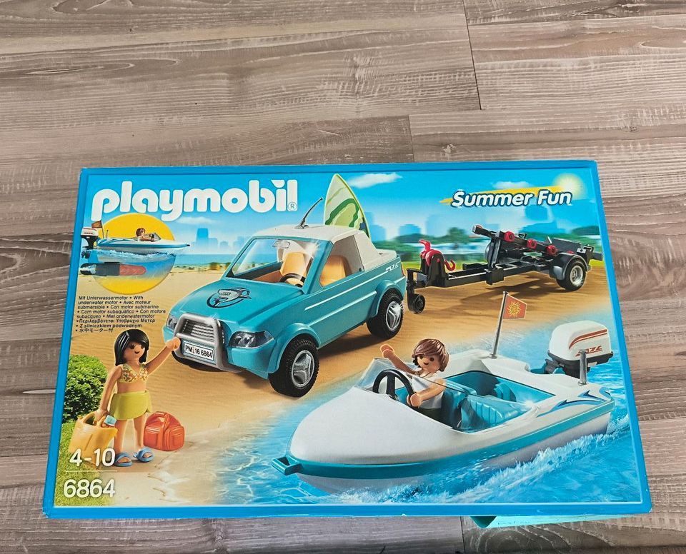 Playmobil SummerFun 6864 Surfer-Pickup mit Speedboat in Herford