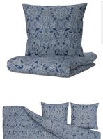 Ikea Bettwäsche-Set Muster blau 240x220/80x80 cm Bayern - Schwarzenfeld Vorschau