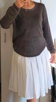 Drykorn Rock und Pullover Gr s, 36/38, weiß/grau Düsseldorf - Garath Vorschau