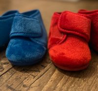 Cypres Babyschuhe ZWILLINGE Größe 20 Rot und Blau Bayern - Erlangen Vorschau