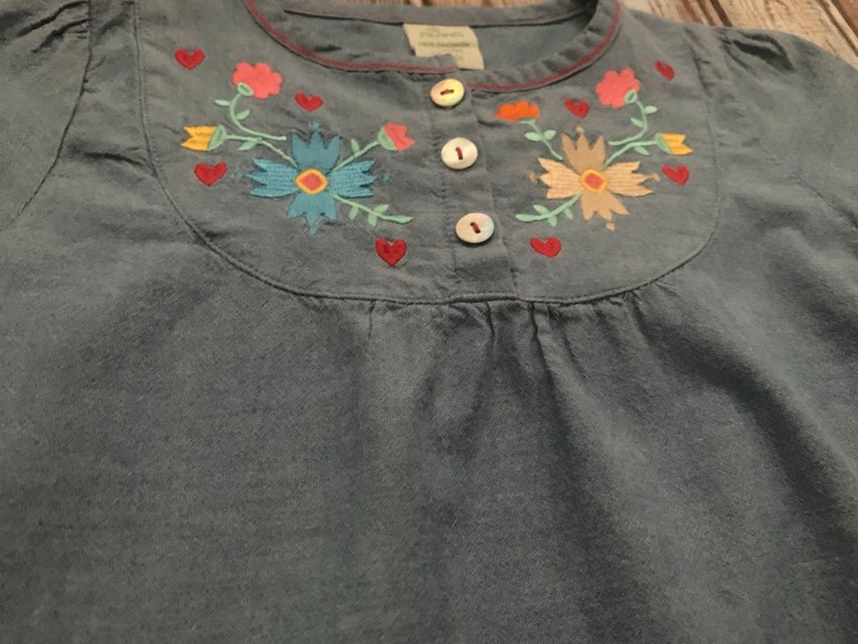 Alana Jeans Kleid Blumen Gr. 104-TOP ZUSTAND! in Solingen