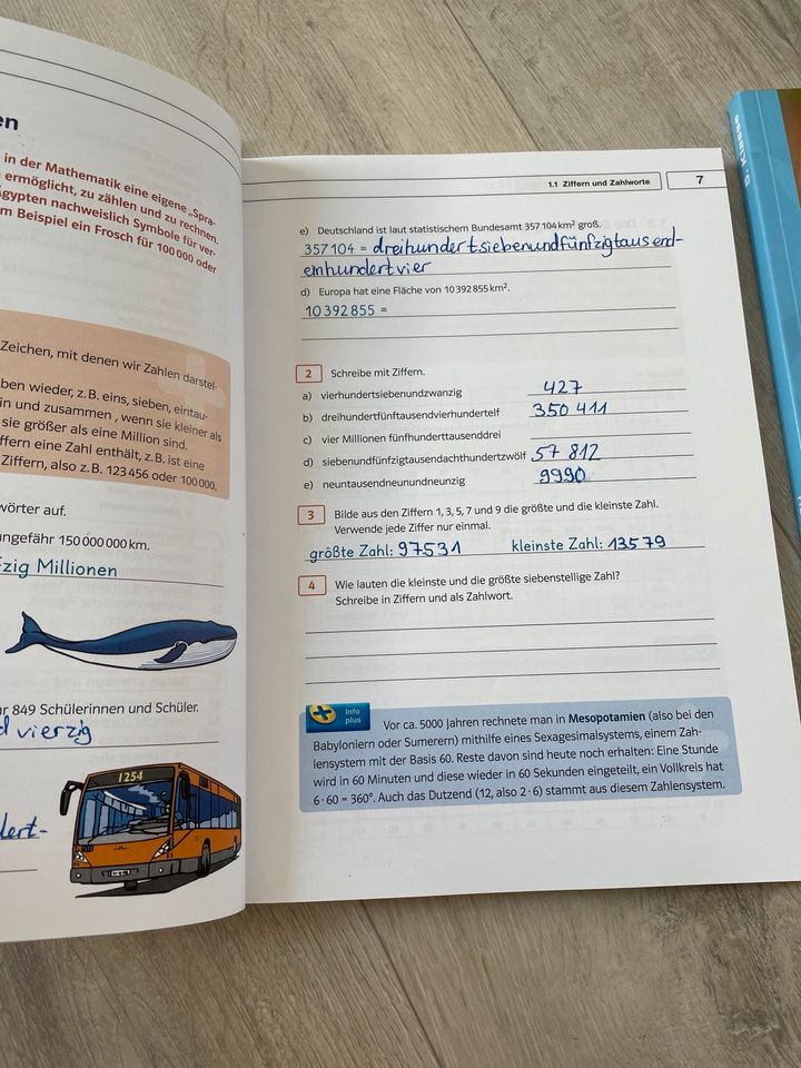 Lernbücher 5 klasse deutsch, mathe und englisch in Alfter