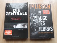 2 Krimis- V. Etzold- Die Zentrale /V. Kliesch- im Auge des Zebras Düsseldorf - Benrath Vorschau