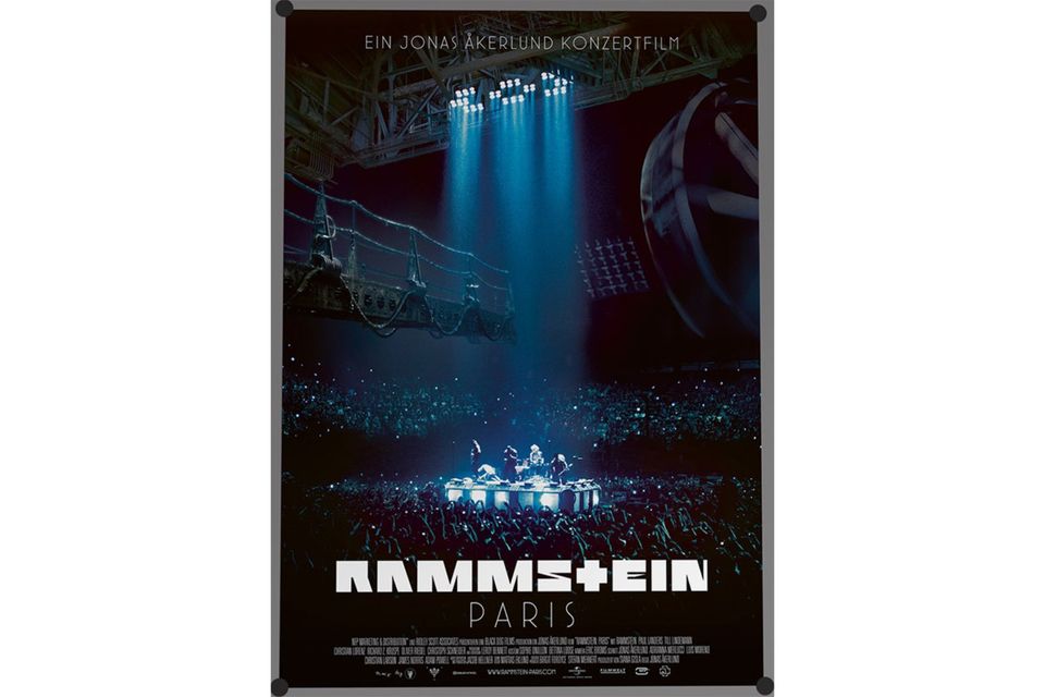 PLAKAT RAMMSTEIN PARIS KONZERTFILM PROMO POSTER 2017 in Berlin