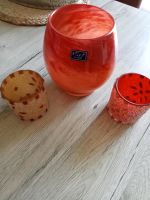 Zwei Kerzenhalter mit schöne Vase abzugeben Nordrhein-Westfalen - Espelkamp Vorschau