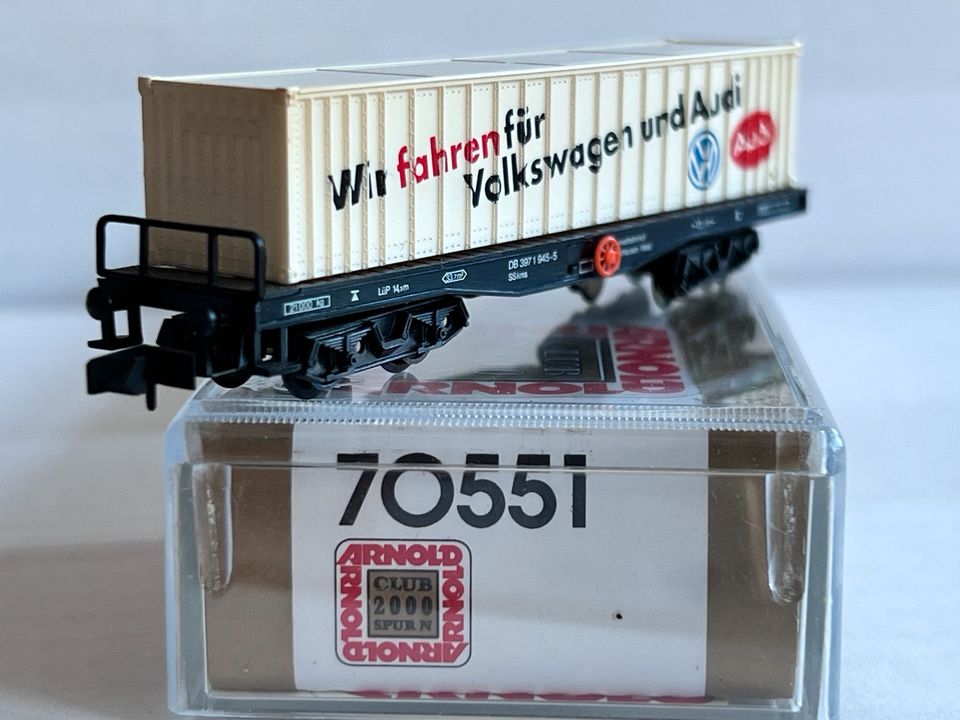 ARNOLD SPUR N Art.-Nr. : 70551 Flachwagen Gattung SSkms, 4-achsig in Berlin