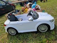 Kinder Elektro Auto Audi TTS Roadster weiß Ludwigslust - Landkreis - Hagenow Vorschau