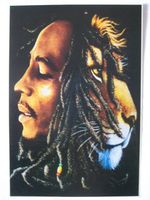 BOB MARLEY - LION OF JUDAH Aufkleber - Rasta -Reggae - Neu - Groß Hessen - Volkmarsen Vorschau