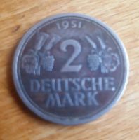 2 Deutsche Mark 1951 J Münzsammler Rheinland-Pfalz - Hatzenbühl Vorschau