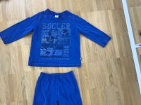 Sanetta Schlafanzug Pyjama blau lang 92 Soccer Fußball Sachsen - Radebeul Vorschau