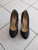 Pumps Highheels schwarz glitzer Gr. 40 Baden-Württemberg - Muggensturm Vorschau