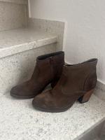 NEU ESPRIT Stiefeletten Gr. 37 braun Echtleder Nordrhein-Westfalen - Troisdorf Vorschau