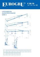 Turmdrehkran EUROGRU E 38.10 NEU Nordrhein-Westfalen - Paderborn Vorschau