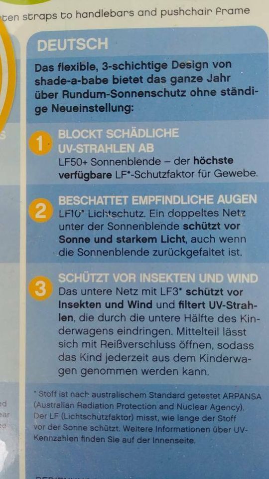 Uv und Insektenschutz für Buggys in Berlin