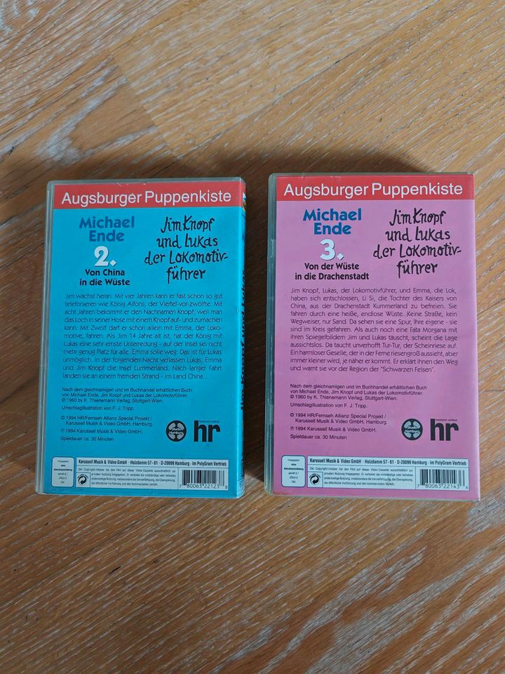VHS Videokassetten Augsburger Puppenkiste in Lampertheim