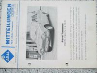 Aral Mitteilungen Ford Taunus P3 Badewanne,Stand 08/1963,Wartung Nordrhein-Westfalen - Alsdorf Vorschau