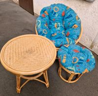 Korbmöbel Set Rattan Sessel Tisch Hocker Sachsen - Oelsnitz / Vogtland Vorschau