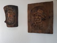 gebr. Holzbilder echt Holz Masken 48 Jahre alt massiv Handarbeit Nordrhein-Westfalen - Castrop-Rauxel Vorschau