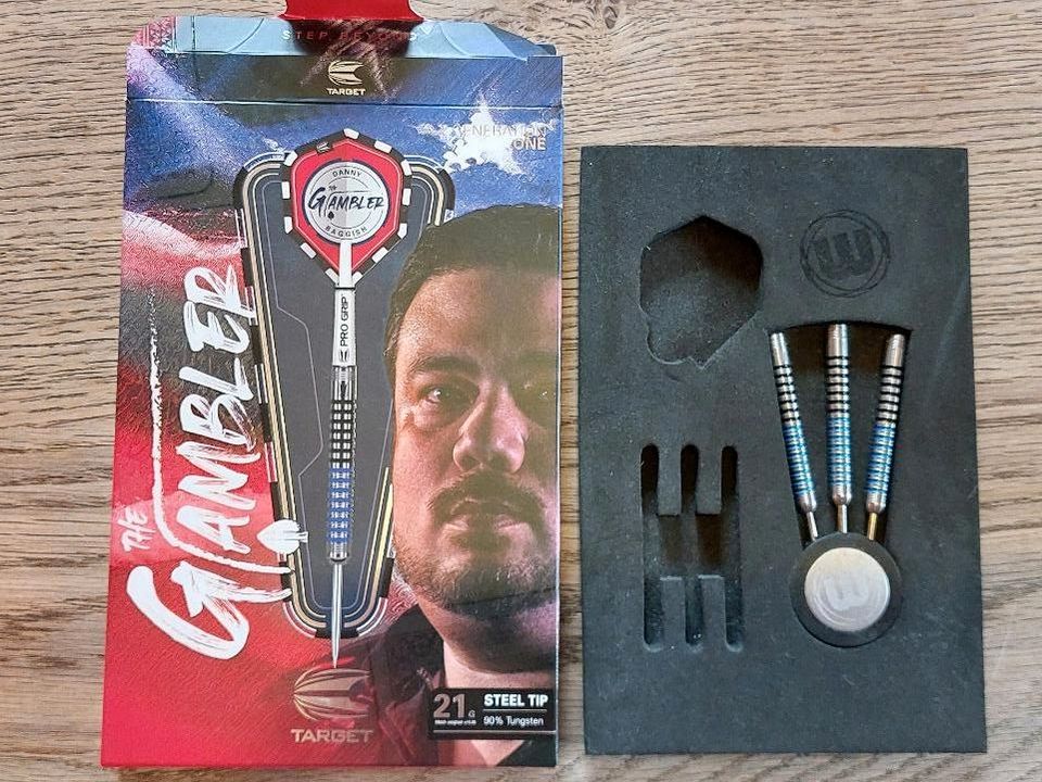 Target Danny Baggish The Gambler Steeldarts Darts 21g 90%Tungsten in Zettingen