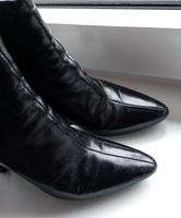 Zara, Stiefel, Leder, Lack, Schwarz, 8.5cm, boots Niedersachsen - Delmenhorst Vorschau