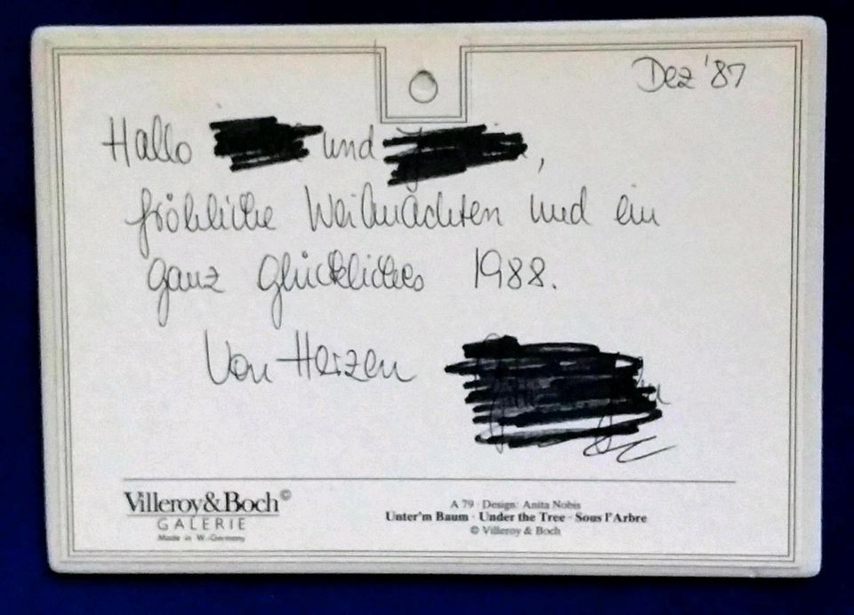 Vilbo Card Villeroy & Boch Porzellankarte in Lindau