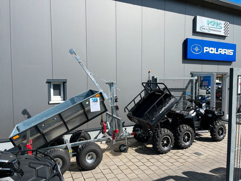 Aktion: Holzrückewagen mit Lademulde (abnehmbar), E-Seilwinde in Krautheim