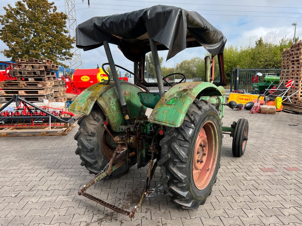 Deutz D40.2 Traktor Schlepper Kabine Verdeck in Osterweddingen