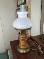 Edle Tischlampe 1852 Holz/Messing/Glas Nordrhein-Westfalen - Horstmar Vorschau