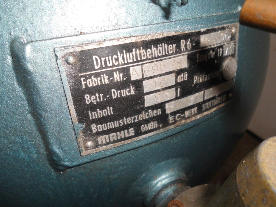 Mahle Werkstattkompressor 15 BAR 90 Liter  erst 440 Betriebsstd. in Berlin